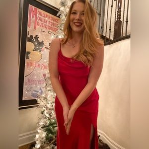 Folger Red Dress Petal and Pup